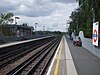 The tracks and platforms at Alperton station in 2009