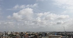 View of downtown Cotonou in 2019