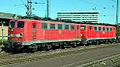 采用交通红色涂装141 439号及402号机车于卡塞尔（2006年）