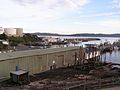 Port showing slipway