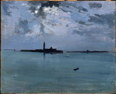 Jules Bastien-Lepage, Night on the lagoon, 1881