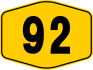 Federal Route 92 shield}}