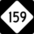 North Carolina Highway 159 marker