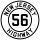 Route 56 marker