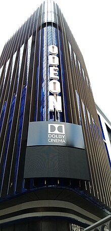 Exterior shot of Odeon Luxe West End