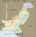Image 50Pakistan map of climate classification zones (from Geography of Pakistan)