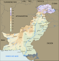 Image 16Pakistan map of climate classification zones (from Geography of Pakistan)