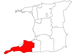 Location of Siparia
