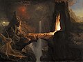 Expulsion. Moon and Firelight, c. 1828.