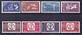 1958年首版百周年纪念的系列邮票