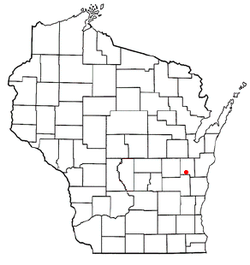Location of Brothertown, Wisconsin