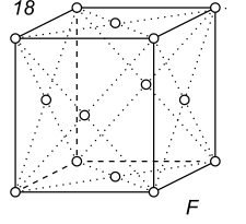 Black-white (antisymmetric) 3D Bravais Lattice number 18 (Orthorhombic system)