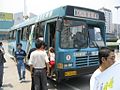 2001年的1路車車頂可見「無人售票」字樣