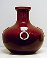 红釉花瓶（雍正）