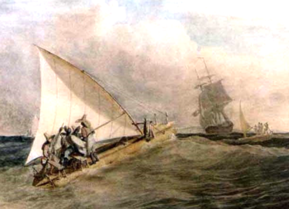 1. Fishing raft, 1830
