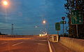 傍晚的中彰大桥。拍摄于彰化伸港端。