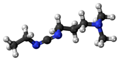 Ball-and-stick model of the EDC molecule