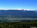 View of El Bolsón from the Piltriquitron mountain.