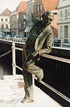 Flethenkieker (Man by the Canal) in Buxtehude