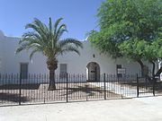 The Chapel of the Gila was built in 1870 and is located in 306 E. 8th St. Listed as Historic by the Historic District Advisory Commission.