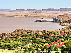 View over Gariep Dam