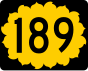 189号堪萨斯州州道 marker