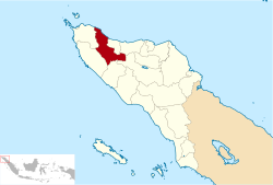 Location within Aceh
