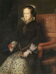 This is a picture of Mary I of England during her reign