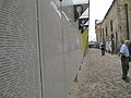 A wall of the names of the murdered in the Riga Ghetto Museum and the Latvian Jewish Holocaust