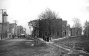 Front Street looking east toward the Old Village in the year 1900