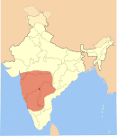 Extent of Western Chalukya Empire, 1121 CE