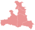 薩爾斯堡州縣級行政區地圖