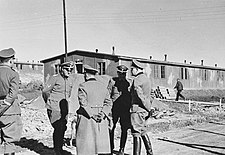 (current image) SS men and barracks at Hinzert concentration camp