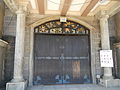 The cathedral's main doorway