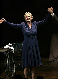 A photograph of Lansbury in Driving Miss Daisy in 2013