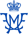 Dual monogram of Frederik and Mary