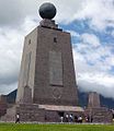 厄瓜多基多附近的赤道紀念碑