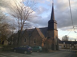 The church in Bouchamps-lès-Craon