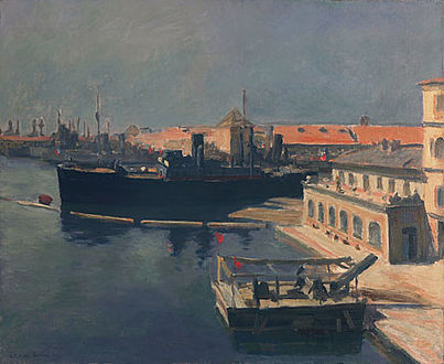 The Port of Toulon. 1929