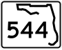 State Road 544 marker