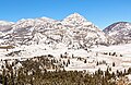 Hellroaring Mountain in winter