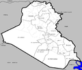 Iraq District map