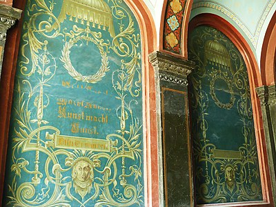 Antique style frescoes (detail)