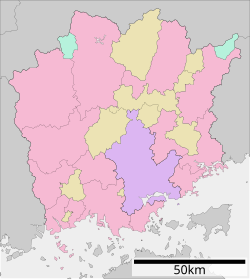冈山县地图