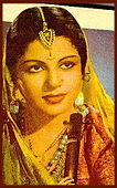 G-26. Carnatic vocalist, M. S. Subbulakshmi, the first musician to be awarded India's highest civilian honour, the Bharat Ratna.