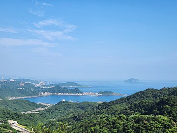 Panoramic view from the balcony table of A-MEI Tea House