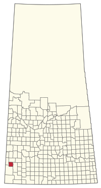 Location of the RM of Big Stick No. 141 in Saskatchewan