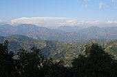 View of Lesser Himalaya Range