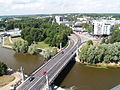 T3 crossing the Emajõgi in Tartu.