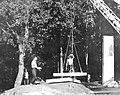 1966年6月-7月在Савиново与Васисово建造纪念碑。